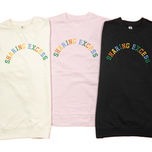 Load image into Gallery viewer, Over The Rainbow Embroidered Crewneck