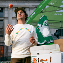 Load image into Gallery viewer, Over The Rainbow Embroidered Crewneck